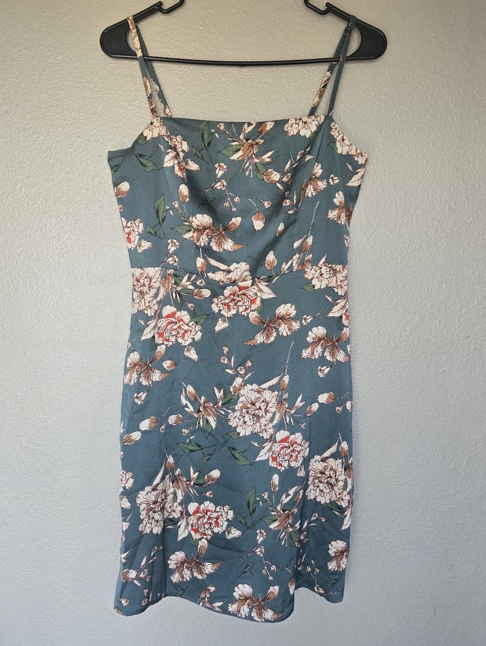 Floral Slip Mini Dress, Small, Wedding Guest, Spring, Cocktail, Y2K